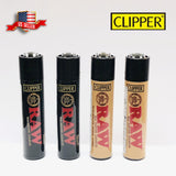 Clipper Classic Large Reusable Lighters Raw Collection 1 (Set of 4)