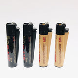 Clipper Classic Large Reusable Lighters Raw Collection 1 (Set of 4)