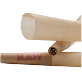 Authentic RAW Classic 1 1/4 Size Hemp Pre-Rolled Cones 100 Pack & Raw Lighter US