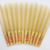 Authentic RAW Black 1 1/4 Size Pre-Rolled Cone 200 Pack & Free Clipper Lighter
