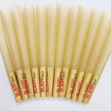 Authentic RAW Black 1 1/4 Size Pre-Rolled Cone 100 Pack & Free Clipper Lighter