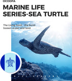OCOOPA Diveblues Beach Blanket Sand proof 10'X 9' Fits 1-8 Adults Easy Pack -- Blue Sea Turtle