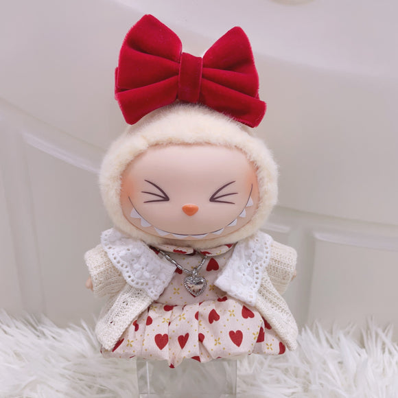 Doll Clothes Set Fit For 15cm / 17cm POP MART LABUBU Outfit The Monsters Plush (No Doll)