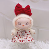 Doll Clothes Set Fit For 15cm / 17cm POP MART LABUBU Outfit The Monsters Plush (No Doll)