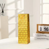 Wholesale Single Wine Bottle Bags Holiday Paper Gift Bags Set Home Wedding Birthday Party Favor Reusable Wine Bottle Wrapping Bags with Handles 12pcs/Pack