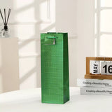 Wholesale Single Wine Bottle Bags Holiday Paper Gift Bags Set Home Wedding Birthday Party Favor Reusable Wine Bottle Wrapping Bags with Handles 12pcs/Pack