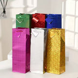 Wholesale Single Wine Bottle Bags Holiday Paper Gift Bags Set Home Wedding Birthday Party Favor Reusable Wine Bottle Wrapping Bags with Handles 12pcs/Pack