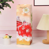 Wholesale Single Wine Bottle Bags Holiday Paper Gift Bags Set Christmas Party Favor Reusable Wine Bottle Wrapping Bags with Handles 12pcs/Pack