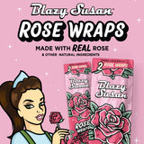 Authentic Blazy Susan Rose Pre-Rolls Wraps Made with Real Rose | Full Box 25cts